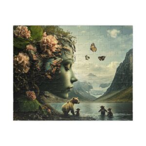 Nature-Inspired Puzzle 110- 1014-piece - Serene Beauty, Family Activity, Unique Gift, Home Decoration, Mindful Hobby